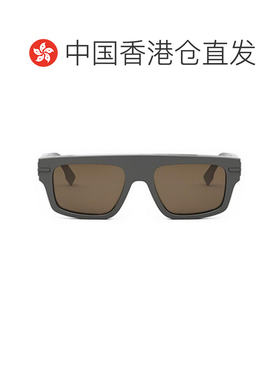 香港直邮FENDI 男士太阳镜 FE40091U20E AW2025 棕色 徽标太阳镜