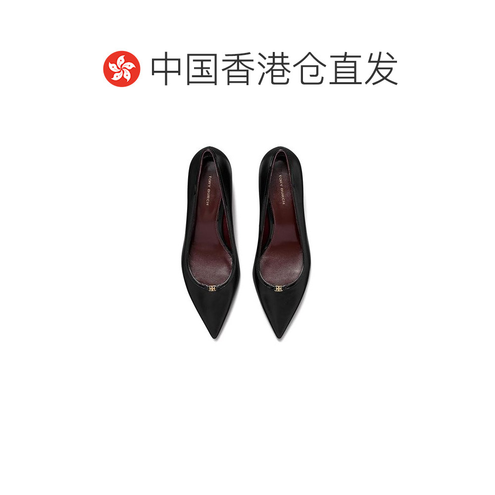 1h可退 香港直邮Tory Burch 托里 伯奇 女士 45MM 双T带搭扣小跟,淘宝优惠券,粉丝福利购,淘宝优惠卷