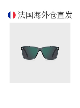 自营欧洲直邮HUGO BOSS雨果BOSS BLACK 灰色醋酸纤维太阳镜 银色