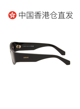 香港直邮LOEWE 罗意威 女士 黑色 Flash Small Cateye 太阳镜 LW4