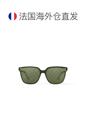 自营1h可退 欧洲直邮LV路易威登 Waimea男士卡其色塑料方形太阳眼