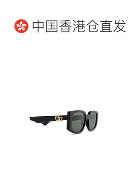 自营Gucci 矩形框太阳镜 GG1534S古驰正品百搭显脸小高级感