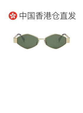 1h可退 香港直邮Celine 思琳 女士 徽标太阳镜 CL40254U metal金
