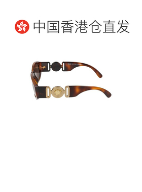 1h可退 香港直邮versace 范思哲 女士 BIGGIE 雪茄色太阳眼镜 0VE