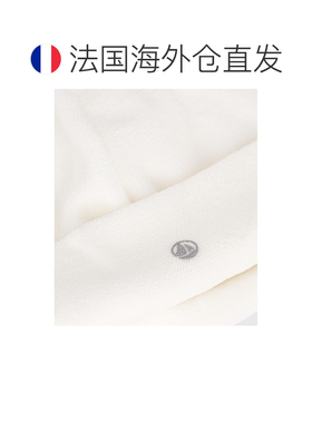 欧洲直邮自营Petit Bateau小帆船 婴儿白色棉质纯色天鹅绒新生儿