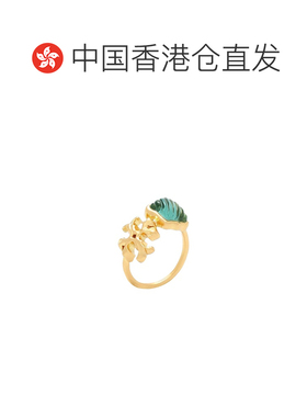 1h可退 香港直邮Tory Burch 托里 伯奇 女士 戒指 green绿色 舒适