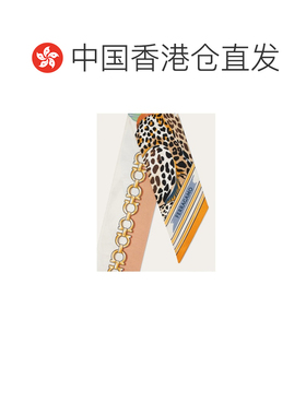 Salvatore Ferragamo Felini 印花真丝围巾发带丝【付后1h可退】