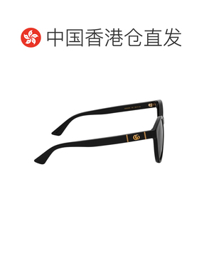 香港直邮Gucci 徽标圆框双G太阳镜 GG0636SK-001古驰