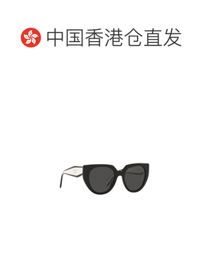 1h可退 香港直邮Prada 普拉达 女士 徽标太阳镜 PR14WS black黑色