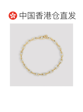 1h可退 香港直邮Casablanca 男士 C 粉色浅蓝色珐琅链环铜制项链