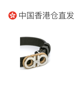 1h可退 香港直邮Salvatore Ferragamo 菲拉格慕 男士 小牛皮手链