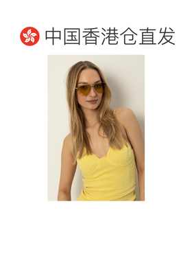 香港直邮JACQUEMUS 男士太阳镜 JAC670C3SUN CO 金色 Sunglasses