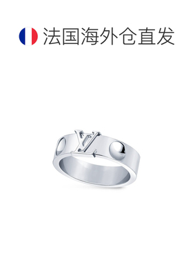 自营欧洲直邮LV路易威登 Empreinte金色白金logo标识戒指男女通用