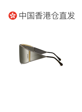 香港直邮LOEWE 罗意威 女士 Speed 防护罩面具金属太阳眼镜 LW402