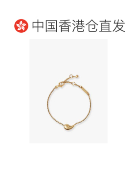 香港直邮Bottega Veneta 葆蝶家 女士 finish 水滴纯银18K金手链
