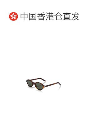 1h可退 香港直邮Saint Laurent 圣罗兰 女士 Jeanne 圆框醋纤太阳