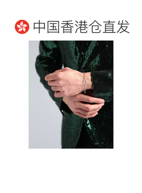 1h可退 香港直邮valentino 华伦天奴 男士 手链 metal金属色 舒适