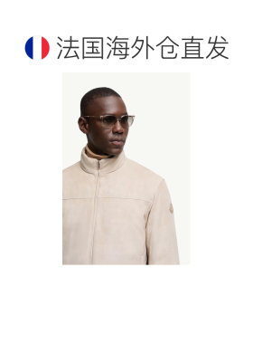 自营欧洲直邮Moncler盟可睐 Korra米白色醋酸纤维椭圆形太阳镜男