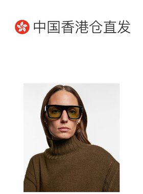 1h可退 香港直邮Tom Ford 汤姆 福特 女士 Fausto 方框太阳眼镜