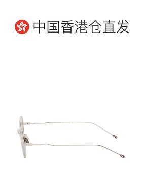 香港直邮Thom Browne 汤姆 布朗 男士 银色 Titanium Round 太阳