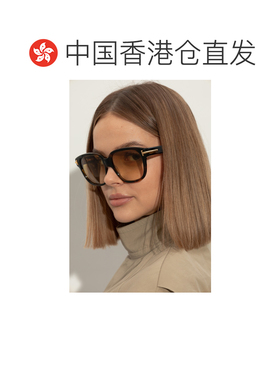 香港直邮TOM FORD 女士太阳镜 FT123605856F SS2026 黄色 Sunglas