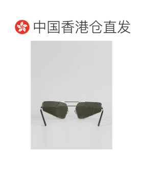 1h可退 香港直邮rick owens 瑞克 欧文斯 男士 尖头银色太阳眼镜