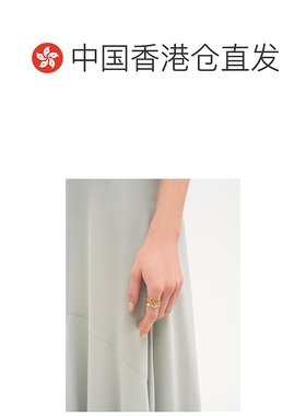 香港直邮Chloe 蔻依 女士 徽标双环戒指配饰 C24AFR67CB7