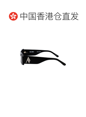 1h可退 香港直邮The Attico 女士 BLACK/ SILVER/ 灰色醋纤太阳眼