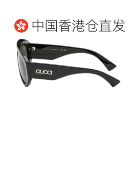 1h可退 香港直邮Gucci 古驰 女士 黑色 Mask Frame 太阳镜 GG2128