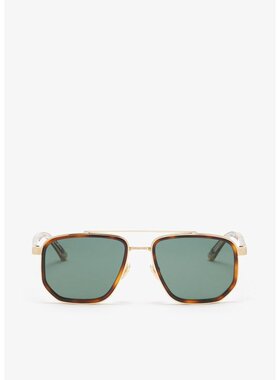 1h可退 香港直邮Gucci 古驰 女士 Eyewear 领航员镜框太阳镜 8595