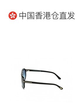 香港直邮Tom Ford 黑色徽标细节太阳镜 FT044760汤姆福特