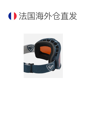 自营欧洲直邮Rossignol Essential深蓝色聚酯纤维防雾滑雪镜男女