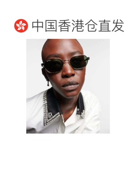 1h可退 香港直邮Gucci 古驰 女士 双G圆形太阳眼镜 000919