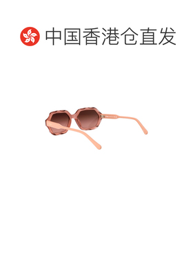 1h可退 香港直邮Chloe 蔻依 女士 几何框太阳镜 CH0227S pink粉色