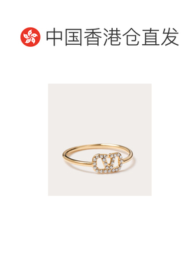 香港直邮VALENTINO 女士戒指 5W2J0X03YCWMH5 CO 黄色 VLOGO SIGN