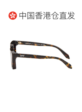 1h可退 香港直邮off-white 男士 棕色 Reno 太阳镜 OW10046055516