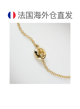 自营欧洲直邮GUCCI古驰  18K黄金互扣式GG链条手链男女同款配饰