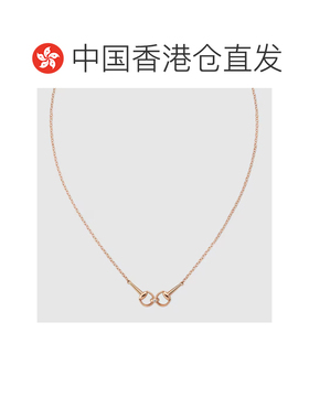 香港直邮Gucci 马衔扣钻石吊坠项链 796833J8540