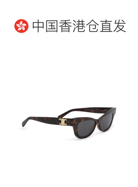 香港直邮CELINE 女士眼镜 4S352CPLB19TR AW2026 棕色 全框太阳镜