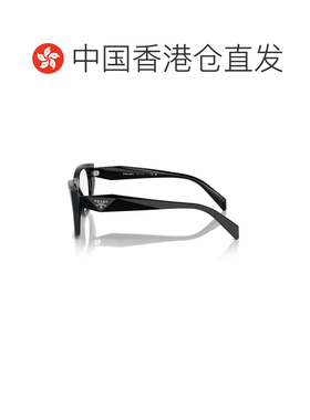1h可退 香港直邮Prada 普拉达 女士 徽标平光镜 PRA18V black黑色