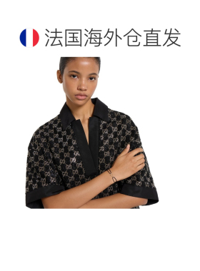自营欧洲直邮GUCCI古驰 Horsebit女士18K黄金配饰手链