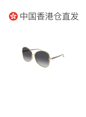 1h可退 香港直邮Chloe 蔻依 女士 几何框太阳镜 CH0030S grey灰色