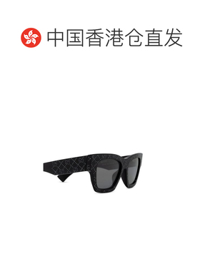 1h可退 香港直邮Gucci 古驰 女士 矩形太阳镜 GG1835S black黑色