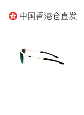 1h可退 香港直邮Adidas 女士 INJECTATE 白色绿色太阳眼镜 SP0101