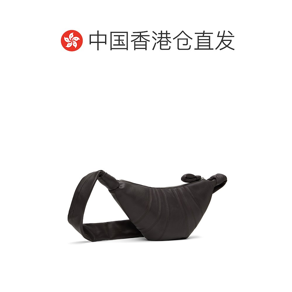 1h可退 香港直邮Lemaire 男士 棕色小号 Croissant 单肩包 BG0003 - 图1