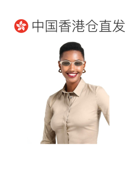 1h可退 香港直邮mcqueen 麦昆 女士 太阳眼镜 metal金属色 舒适时