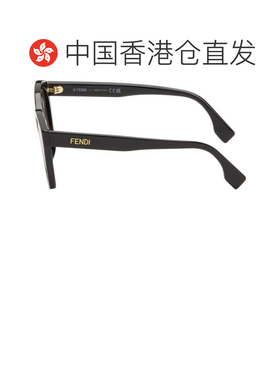 香港直邮Fendi 芬迪 女士 黑色 Lettering 太阳镜 FE40175IW5401F