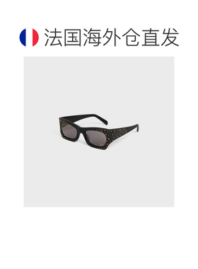 欧洲直邮CELINE Graphic S333 太阳镜，醋酸纤维、水晶和金属材质