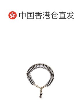 1h可退 香港直邮Saint Laurent 圣罗兰 女士 镀金水晶项链 852005