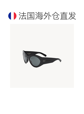 自营欧洲直邮YSL圣罗兰 SL 854女士黑色醋酸纤维蝴蝶款太阳镜